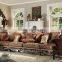 Hand Carved Luxurious French Baroque Living Room Royal Sofa/Pure American Style Sofa Set (MOQ=1 Set)