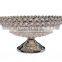 CRYSTAL FRUIT TRAY FOR WEDDING/PARTY/HOME/Home & Garden Decorative Aluminum Metal Fruit Serving Basket