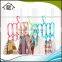 NBRSC Shipment in time Plastic Scarf Hanger 15 Holes Scarf Organizer Belt Hook Silk Tower Rack