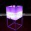 Infrared remote control wedding led wine cube shelf