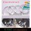 4pcs Car Wheel Hub Centric Spigot Rings 57.1mm OD to 56.1mm ID Aluminium Alloy