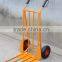 steel folding transport hand cart trolley / hand pallet truck