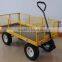 Metal Hand pull Garden tool cart
