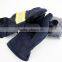 Navy blue fire retardant Cotton fabric safety firefighting gloves