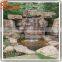 Can be customized fountain garden decorative landscape stone waterfall solar fountain for sale
