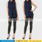 wholesale casual plus size loose sleeveless office women chiffon tops blouses elegant designs 2017