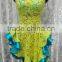 High quality women sleeveless yellow dance dress QQ024