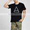 2016 100% Cotton T Shirt Print With Triangle Hugo Summer Style Short Tee