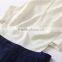 working women sleeveless white blue size cut jumpsuit with back zipper