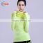 Hsz-105 Top quality ladies gym clothing for yoga and running soild women sports top wear fashion clothing wholesale