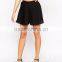 High-rise waist pleated front shorts sexy women shorts wholesale