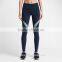 Latest Hot Selling Comfortable Fabric Running Tights Woman Leggings With Breathable Mesh Panels