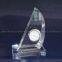 crystal table clock for office table decoration