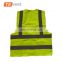 Professional standard size yellow safety vest for emergency
