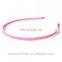 Metal Hard Headbands Ribbon Covered Headbands 5MM Wide For Toddlers Children