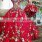 LS00155 2017 Baby Chinese Girl Party Dress Children Short Front Long Back Real Sample Evening Dress