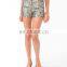 Abstract Metallic Jacquard Shorts CSS0010