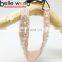 Chinese Handmade Imitation Pearl Wide Pink Headband for Adults
