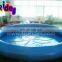 Bule 0.9mm PVC inflatable round swimming pool