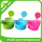 Silicone kids bowl with skid resistance for food bowl