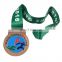 wholesale custom victorian teachers games sports medal manufactur with custom ribbon