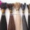 High quality keratin fusion bond hair extensions blonde color wholesale hair