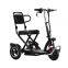 350W Foldable brushless 3 wheels electric tricycle for passenger for old people electric tricycle for elderly