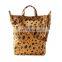 custom leopard print canvas shoulder duck tote bag women canvas shoulder bag with shoulder strap