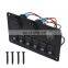 Car Marine Boat 6 Gang Circuit Blue LED Rocker 35A Heavy Duty Switch Panel