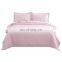 Luxury Designers Commercial Comforters Plain King Size 100% Polyester Quilt Bedspread Set