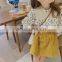 Children's floral doll shirt autumn girl long-sleeved lace collar shirt