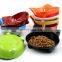 High Quality Melamine Pet Dog Cat Shape Non Slip Feeding Cute Kitten Pet Bowls