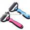 Wholesale stainless steel dog rake deshedding dematting brush comb for long haired dogs