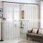 Wholesale decoration beautiful colored thread embroidery cotton voile window screen white sheer curtain fabric for livingroom