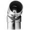Round Adjustable Handrail Elbow Stainless Steel Pipe on Balustrade Railing with Screw Fixing