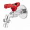 hot sell Brand bibcock good chrome single cold water wall mounted brand bibcock zinc body alloy tap bibcock