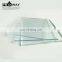 Transparent Shower Tempered Glass Ultra White Glass Curved/Flat 4mm 5mm Mistlite Glass