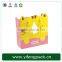 High End Design Colorful Pretty Gift Paper Bag With Magic Sticker