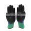 2020 NEW Designed Customized Logo Red Blue Safety Waterproof Nitrile Working Gloves
