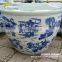 Large Chinese Blue and White Ceramic Flower Pot for Garden Decoration