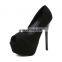 women good quality great design high heel peep toe solid heel pumps platform sandals shoes