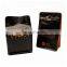 Custom printed matte plastic bags with logos 10oz 12oz 16oz flat bottom coffee bag with zipper and valve