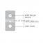 GL 2-144 core ftth fiber drop cable LSZH material   FRP with messenger Fiber Optic Cable