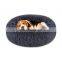 trending premium wholesale folding fancy washable fabric luxury summer elevated round plush dog large pet bed