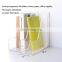 Office Desk Organizer Rectangle Acrylic Bookends File Organizer Magazine Holder