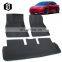 Factory Wholesale Easy To Clean Non-toxic Wear-resisting TPR Car Floor Mat For Tesla Model 3 Right Hand