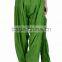 Indian Women Cotton Parrot Green Color Patiala Salwar (Pants) with Matching Dupatta (Stole) Set