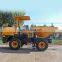 constructed articulated hydraulic 3ton site dumper with 180 degree rotating bucket