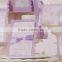Lavender Korean Style Wedding Invitation Wording Card Design