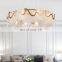 Postmodern Luxury Restaurant Glass Chandelier Modern Minimalist New Design Living Room Bedroom Bar Pendant Light